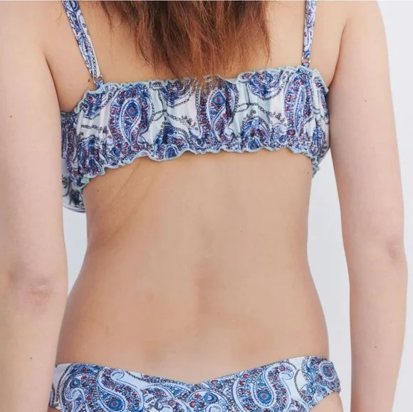 New!Frankie's Bikinis‎ Arabelle Shine Bralette Bikini Top - Picture 5 of 12